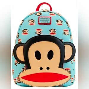 Loungefly Blue and Black Paul Frank Backpack NWT